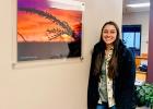 Photograph by former Bridgeport student displayed on State FFA plaque
